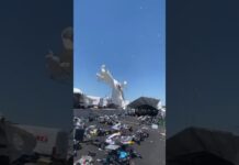 Мини торнадо вилня в Солун