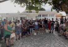 На протеста за водата в Струмяни участваха над сто човека